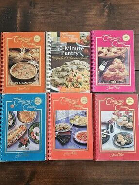 Company's Coming Spiralbound 6 Cookbook Lot